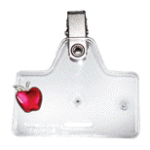 10020 – Pin Badge Holder Strap & Clip Horizontal Adapters