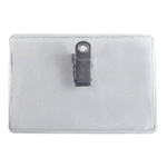 20058 – Horizontal Premium Clean Vinyl Badge Holder with Clip