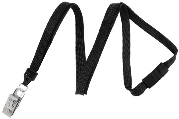 Breakaway(B) 3/8 Flat with Bulldog Clip Lanyard 35 – 50008