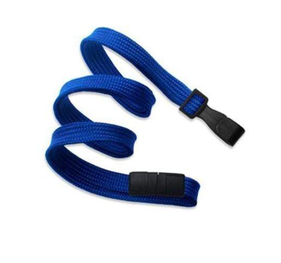 Breakaway Lanyard with Plastic Hook, Royal Blue