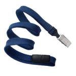 Breakaway Lanyard with Bulldog Clip, Royal Blue