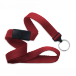 Breakaway Lanyard with Steel Split Ring, Red 50209