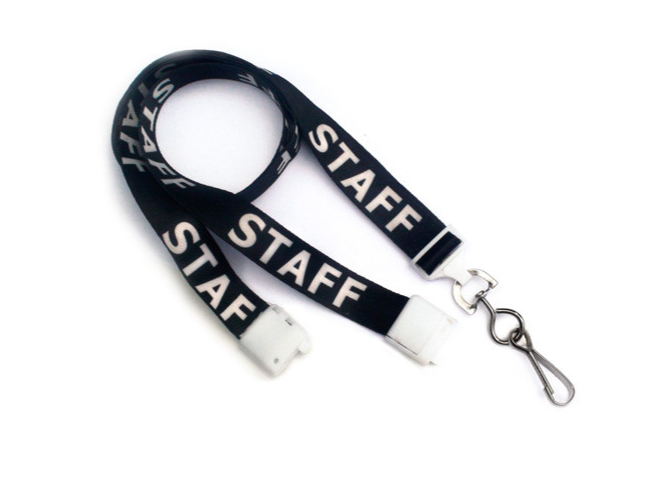 Breakaway 5/8″ Width Lanyard with STAFF – 5092201
