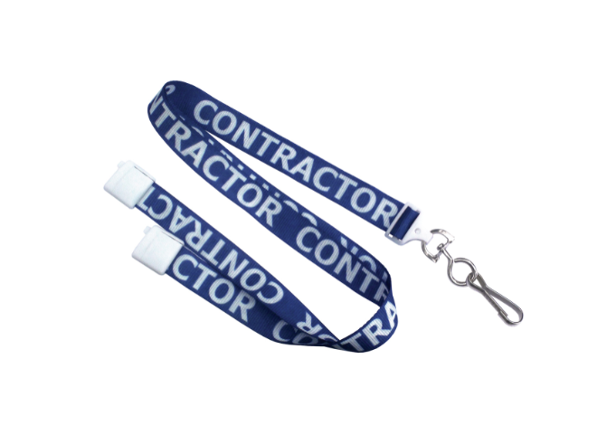 Breakaway 5/8″ Width Lanyard with CONTRACTOR – 5092401