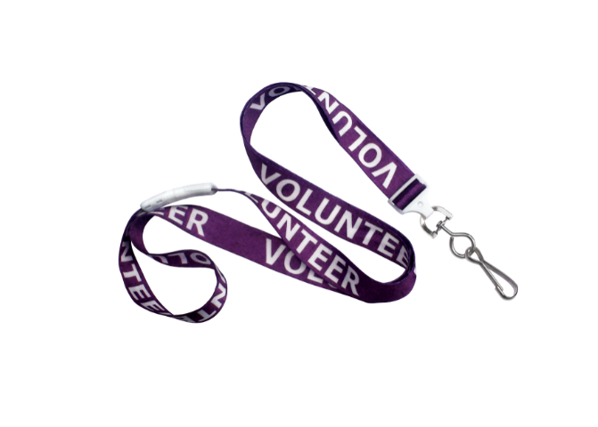 Breakaway 5/8″ Width Lanyard with VOLUNTEER – 5092601